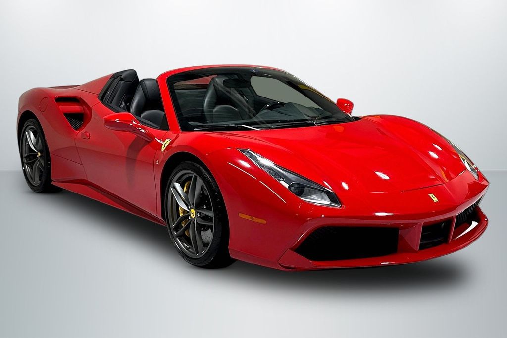 Rosso Corsa 2018 Ferrari 488 Convertible Rear-Wheel Drive 7-Speed Automatic