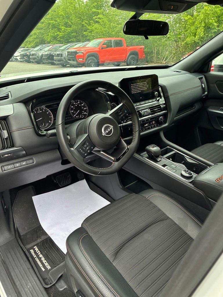 2025 Nissan Pathfinder Rock Creek White at South Hills Kia