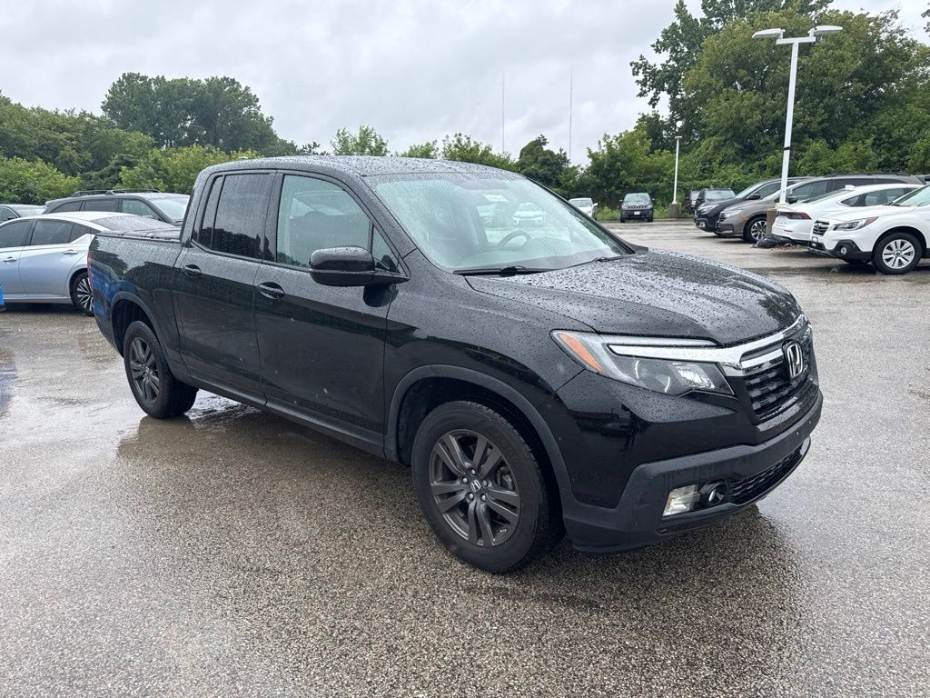 Black 2017 Honda Ridgeline Pickup Truck All-Wheel Drive 6-Speed Automatic