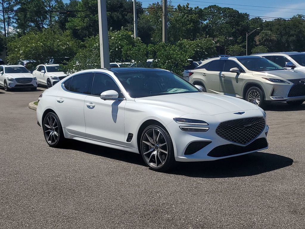 Uyuni White 2026 Genesis G70 2.5T Prestige RWD Sedan Rear-Wheel Drive 8-Speed Automatic