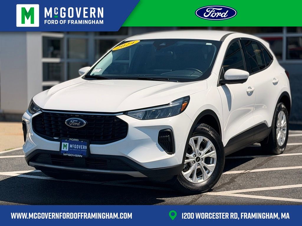 Oxford White 2024 Ford Escape SUV / Crossover All-Wheel Drive 8-Speed Automatic