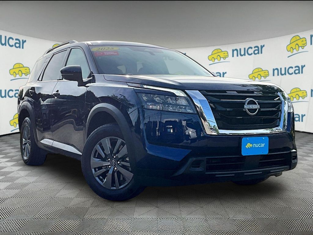 Deep Ocean Blue Pearl 2025 Nissan Pathfinder SV 4WD SUV / Crossover All-Wheel Drive 9-Speed Automatic