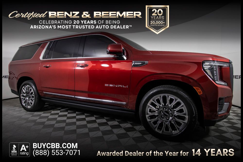 Volcanic Red Tintcoat 2024 GMC Yukon XL SUV / Crossover Four-Wheel Drive 