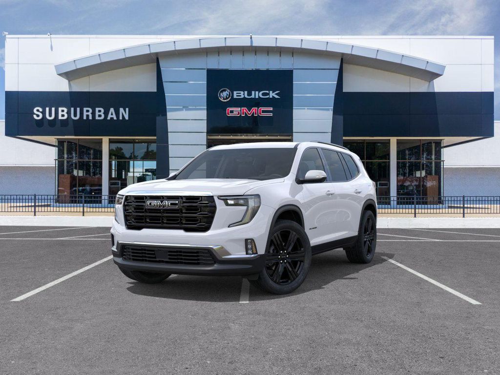 Summit White 2026 GMC Acadia Elevation AWD SUV / Crossover Four-Wheel Drive 8-Speed Automatic