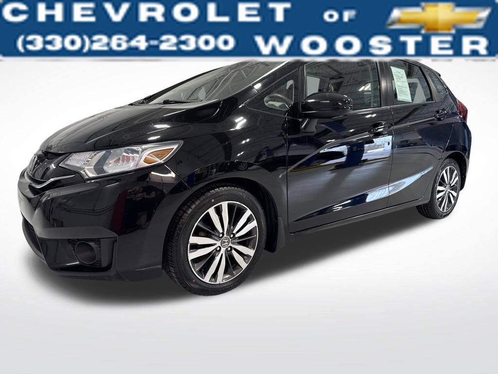 Black 2015 Honda Fit EX Hatchback Front-Wheel Drive Continuously Variable Transmission