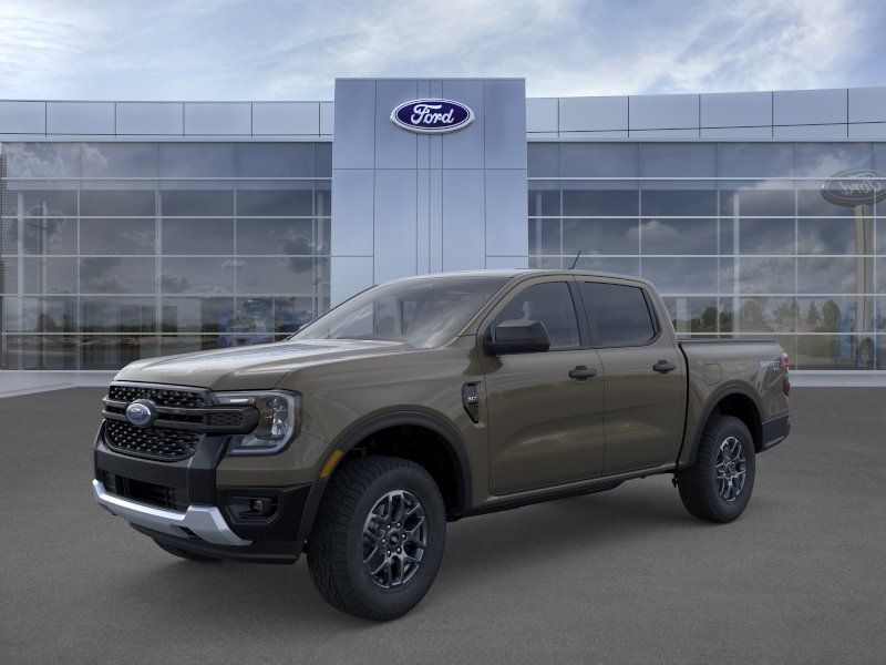 Gray 2026 Ford Ranger Pickup Truck Four-Wheel Drive Automatic