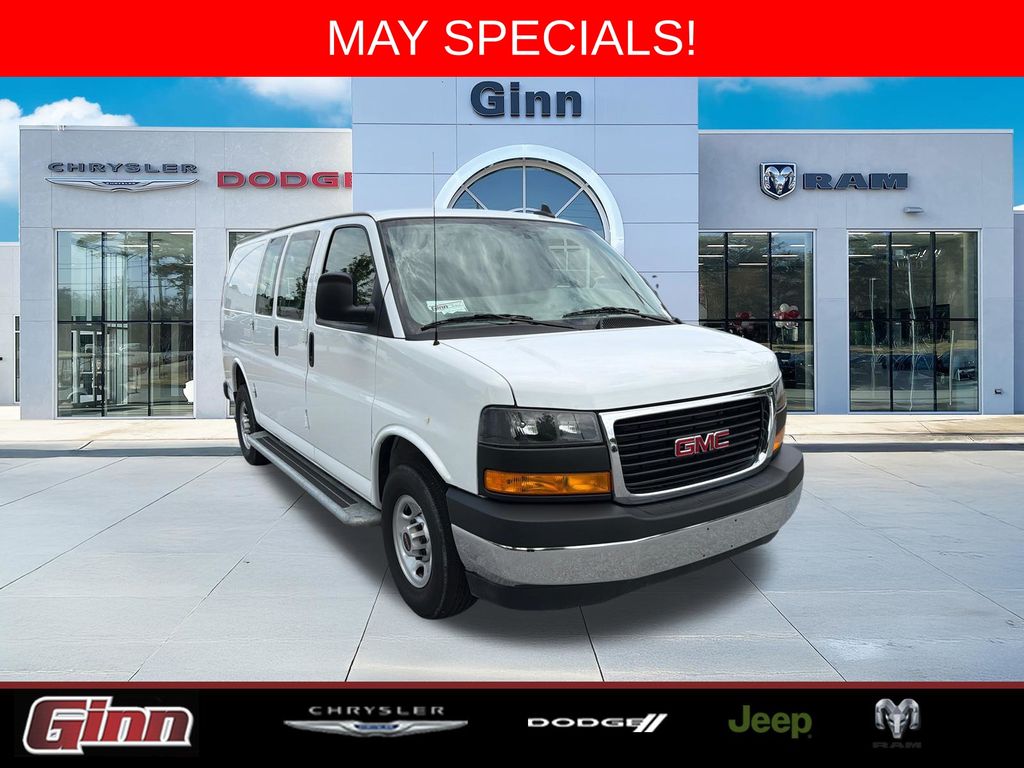 Summit White 2024 GMC Savana Cargo 2500 RWD Van Rear-Wheel Drive 8-Speed Automatic Overdrive