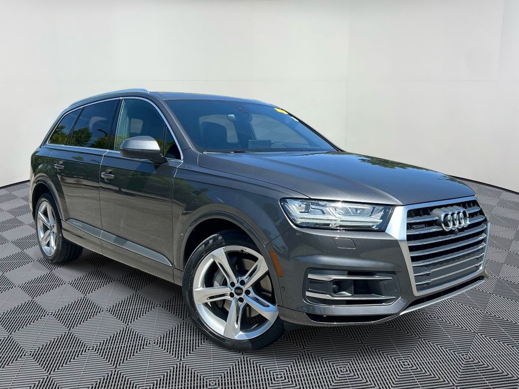 Gray Metallic 2019 Audi Q7 SUV / Crossover All-Wheel Drive 8-Speed Automatic