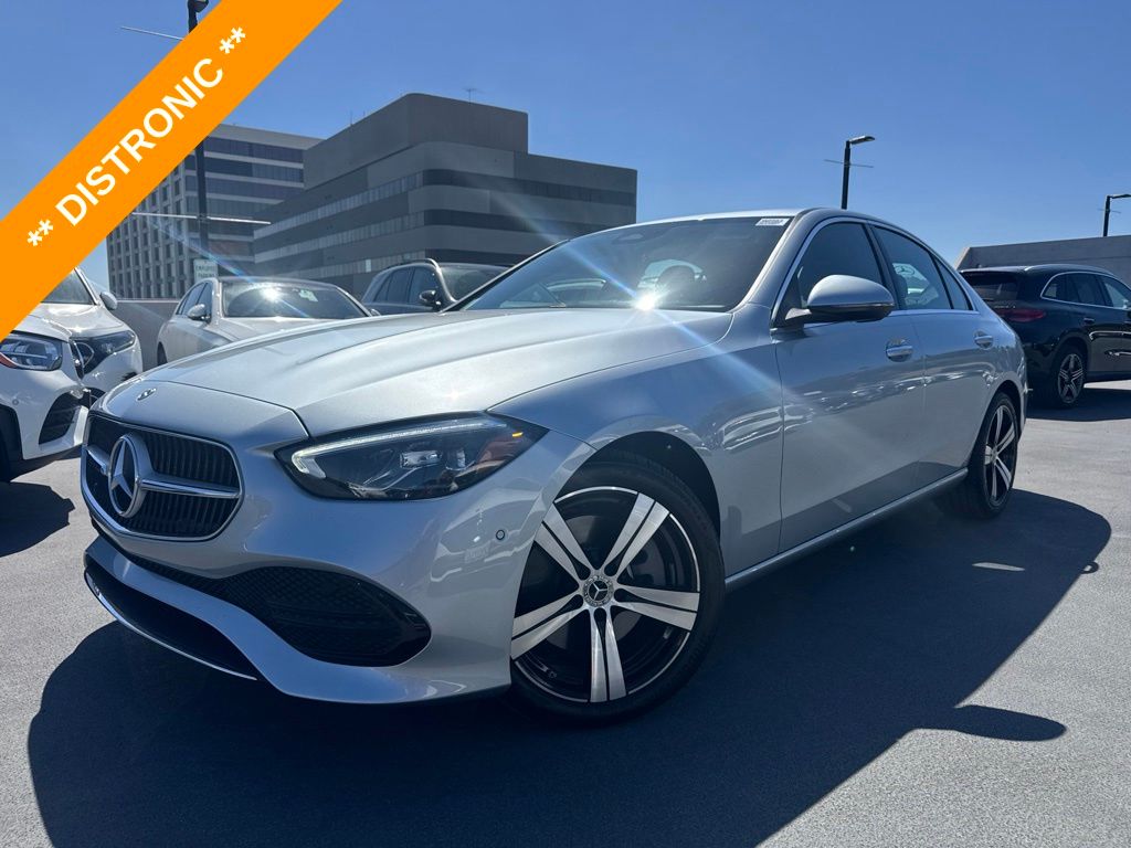 Cirrus Silver Metallic 2026 Mercedes-Benz C-Class Sedan Rear-Wheel Drive 9-Speed Automatic