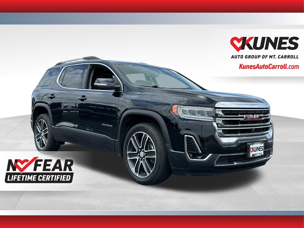 Black (Ebony Twilight Metallic) 2021 GMC Acadia SLT AWD SUV / Crossover Four-Wheel Drive 9-Speed Automatic
