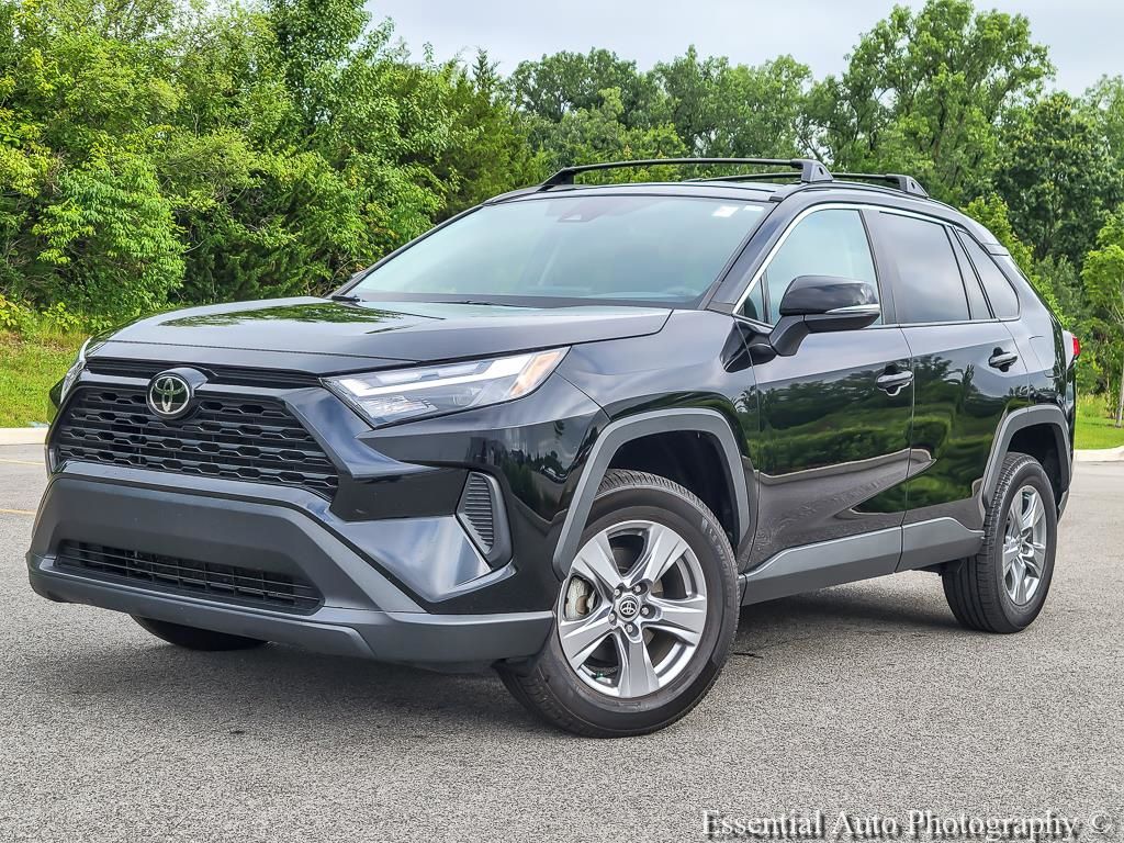 Midnight Black Metallic 2022 Toyota RAV4 SUV / Crossover Front-Wheel Drive 8-Speed Automatic