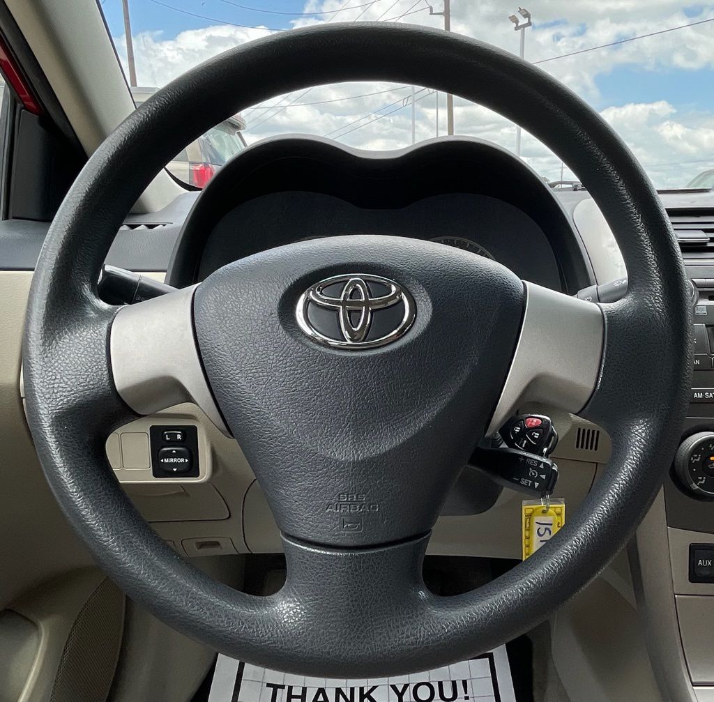 2011 Toyota Corolla LE Red at Emmons Autoplex