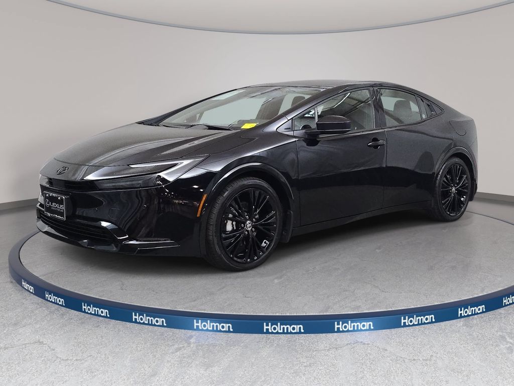 Black 2026 Toyota Prius Plug-In Hybrid Hatchback Front-Wheel Drive Continuously Variable Transmission