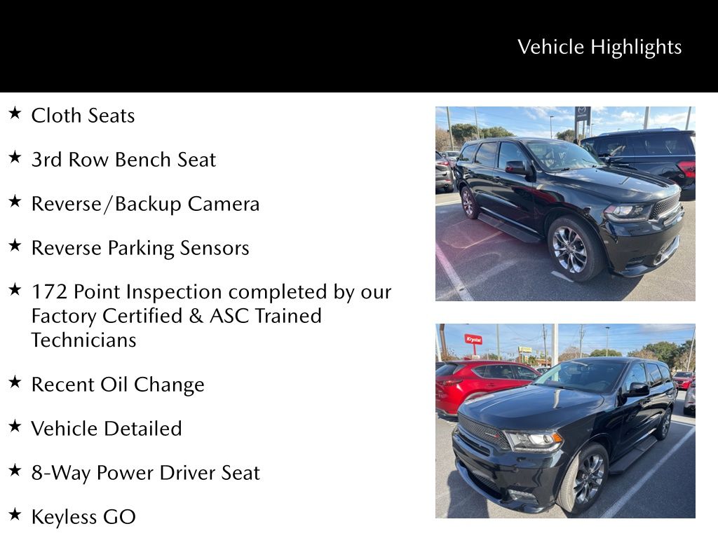 2019 Dodge Durango GT RWD