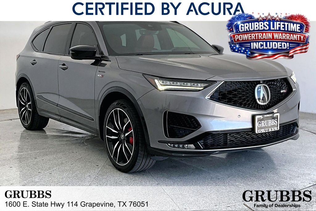 Liquid Carbon Metallic 2024 Acura MDX SUV / Crossover All-Wheel Drive Automatic