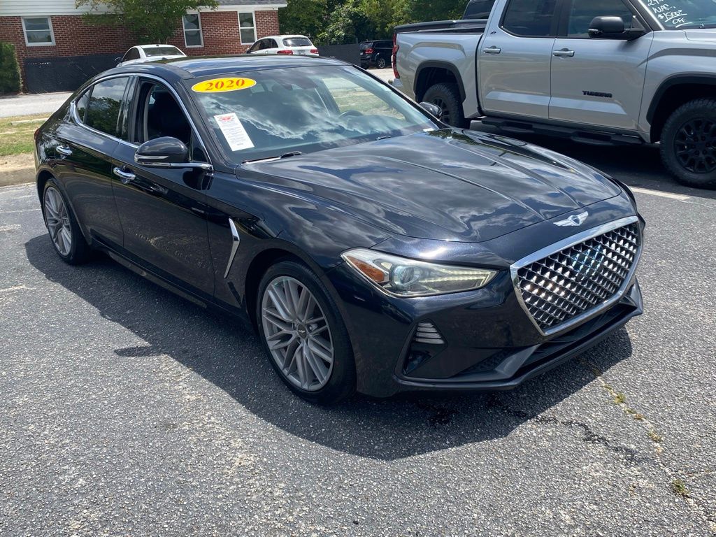 Vik Black 2020 Genesis G70 2.0T RWD Sedan Rear-Wheel Drive 8-Speed Automatic