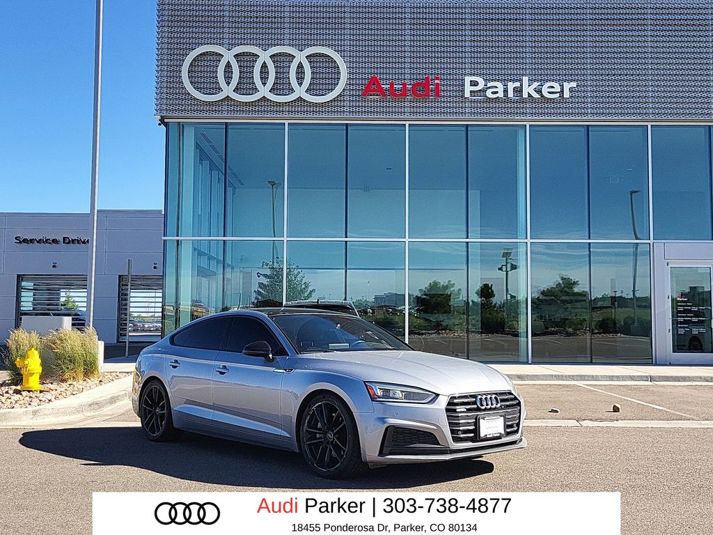 Florett Silver Metallic 2019 Audi A5 Sportback quattro Premium Plus 45 TFSI Sedan All-Wheel Drive 7-Speed Automatic