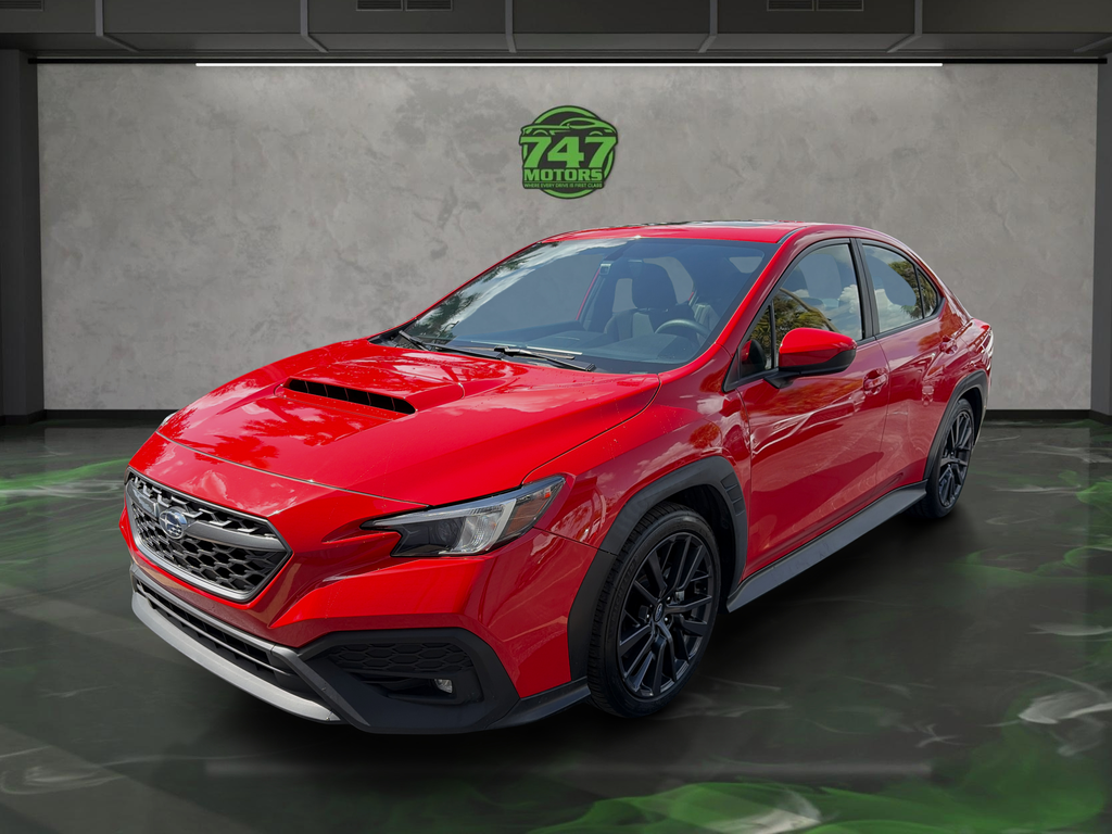 Ignition Red 2023 Subaru WRX Sedan All-Wheel Drive 6-Speed Manual