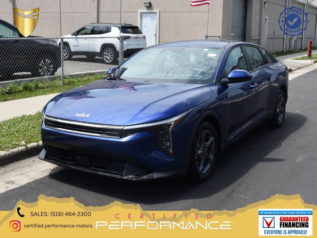 Deep Sea Blue 2025 Kia K4 LXS FWD Sedan Front-Wheel Drive Continuously Variable Transmission