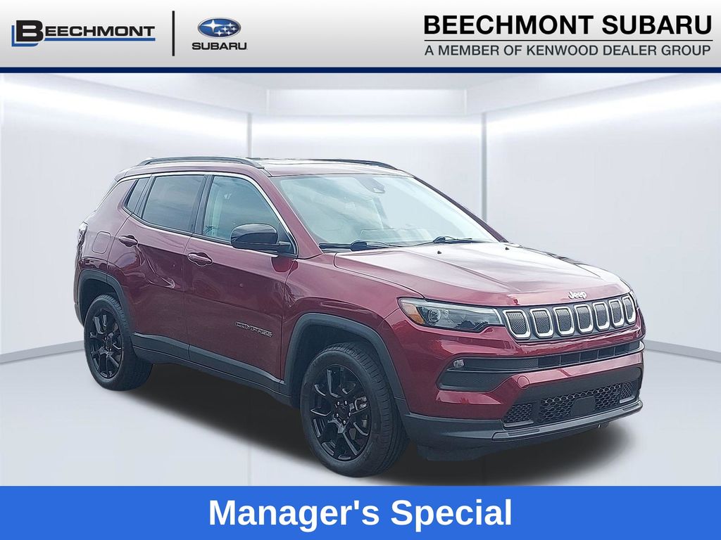 Velvet Red Pearlcoat 2022 Jeep Compass SUV / Crossover Four-Wheel Drive 9-Speed Automatic