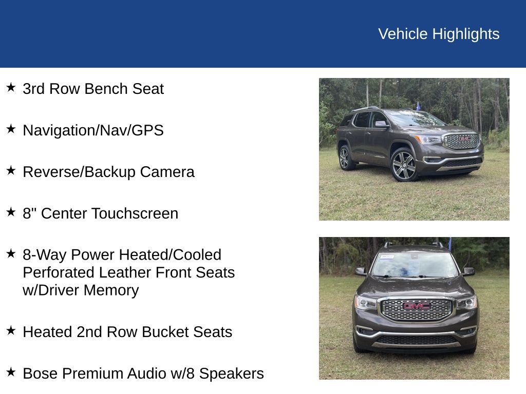 2019 GMC Acadia Denali