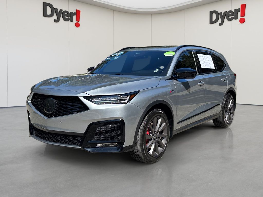 Lunar Silver Metallic 2025 Acura MDX SUV / Crossover All-Wheel Drive Automatic
