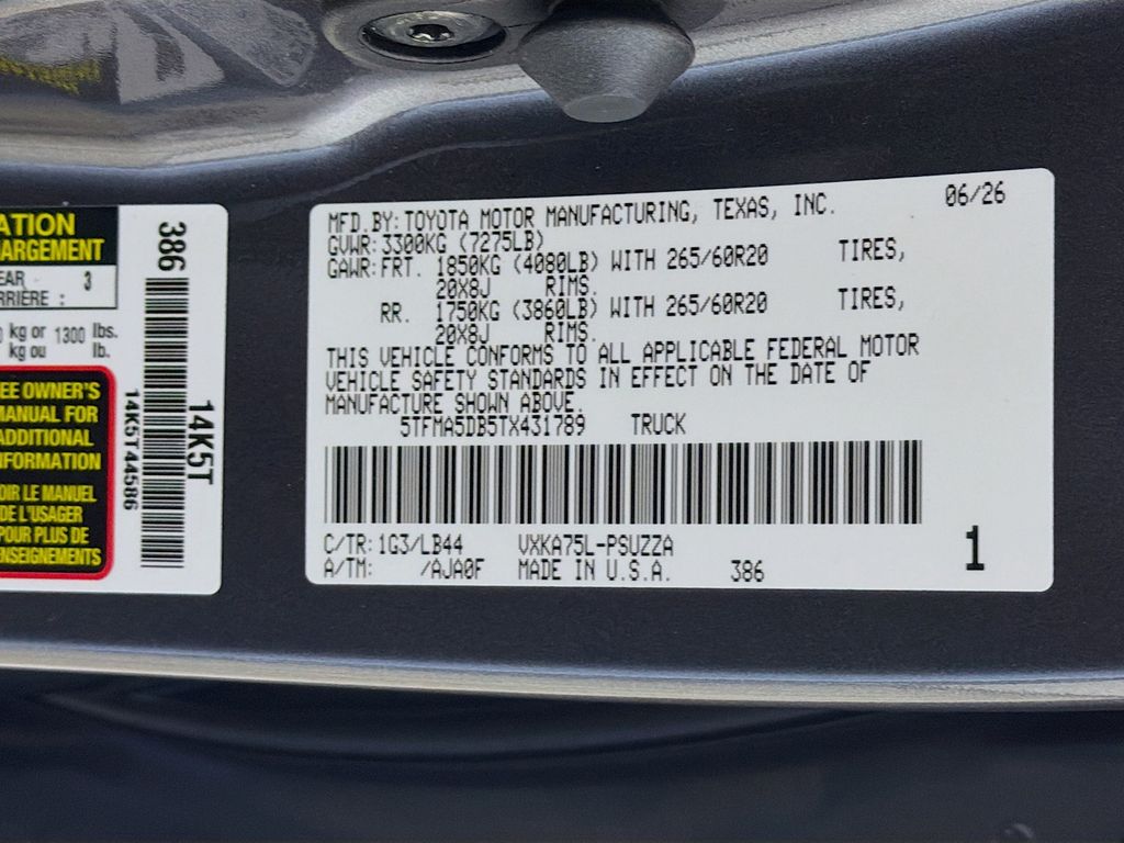 New 2026 Toyota Tundra Truck
