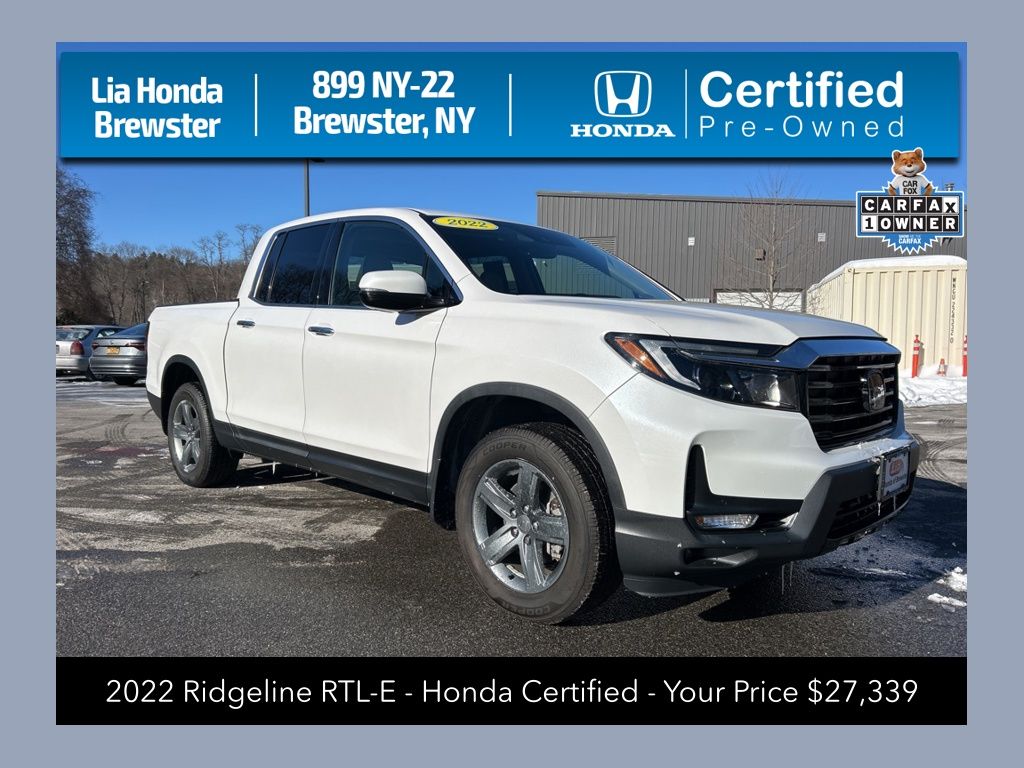 2022 Honda Ridgeline RTL-E AWD