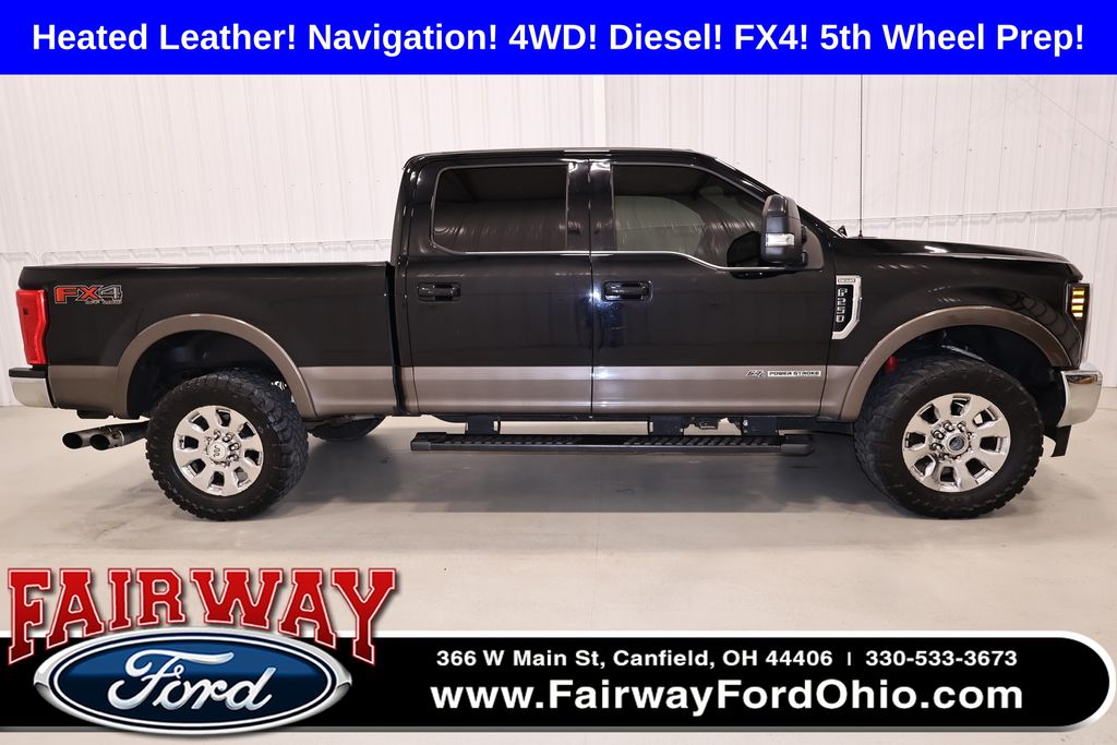 Shadow Black 2017 Ford F-250 Super Duty King Ranch Crew Cab 4WD Pickup Truck Four-Wheel Drive 6-Speed Automatic