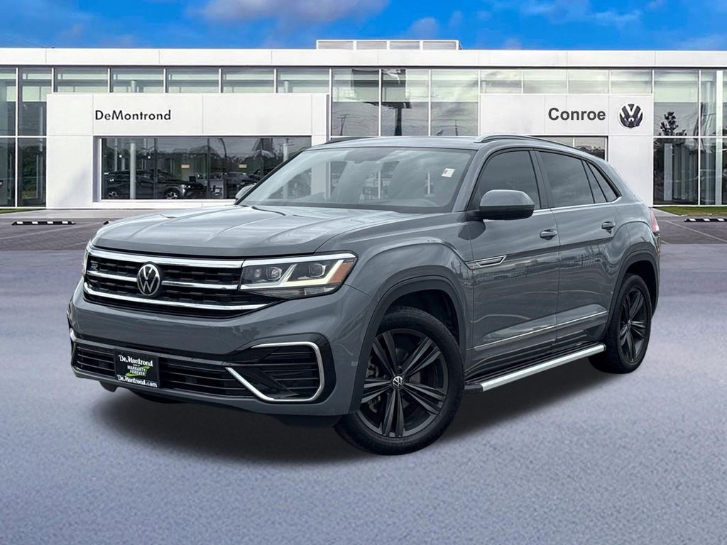 2021 Volkswagen Atlas Cross Sport 3.6L V6 SE w/Technology R-Line Gray at Community Toyota