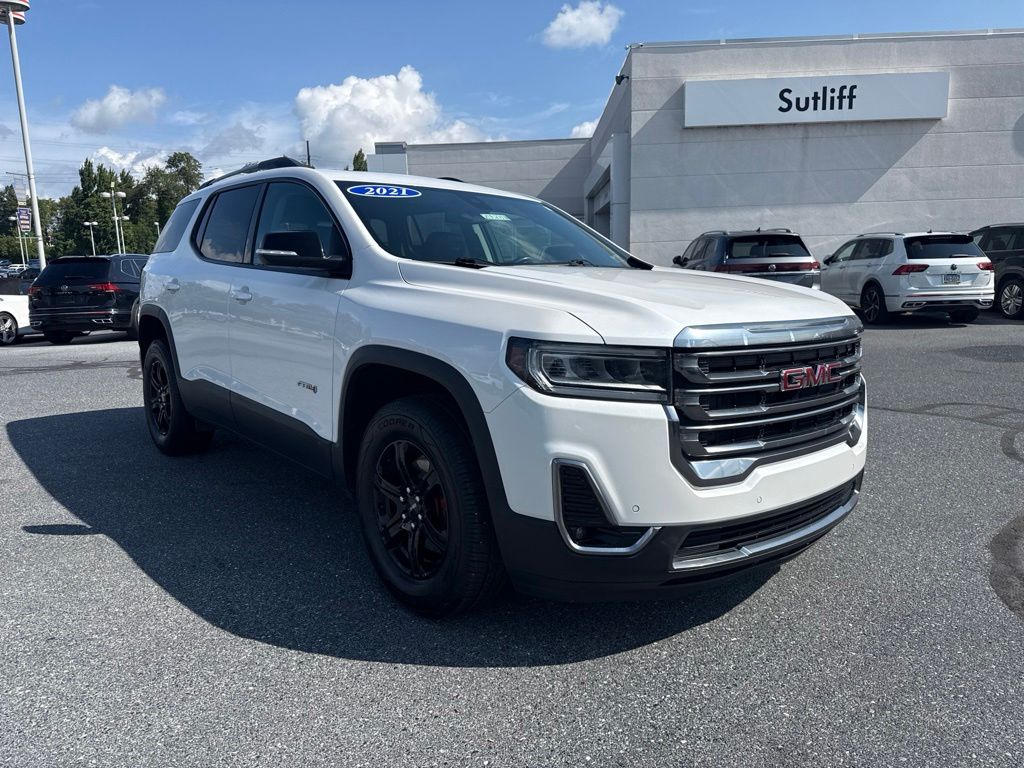 2021 GMC Acadia AT4 White at Carlisle Cadillac Buick GMC