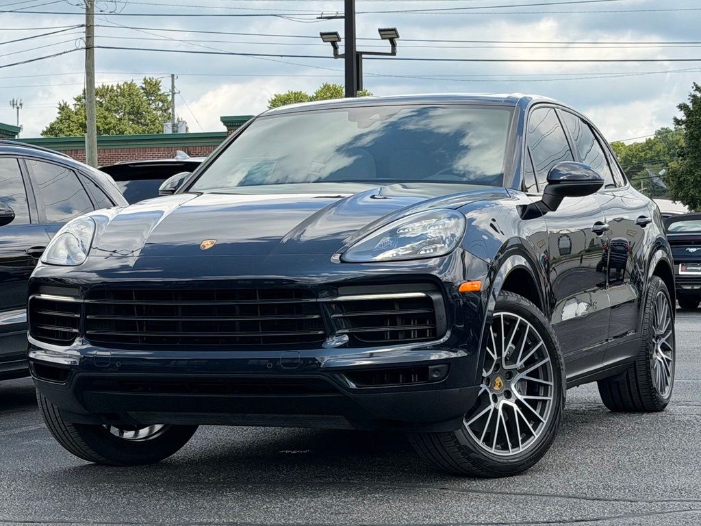 Moonlight Blue Metallic 2021 Porsche Cayenne SUV / Crossover All-Wheel Drive 8-Speed Automatic