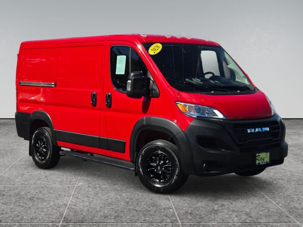 Flame Red Clearcoat 2026 RAM ProMaster Van Front-Wheel Drive 9-Speed Automatic