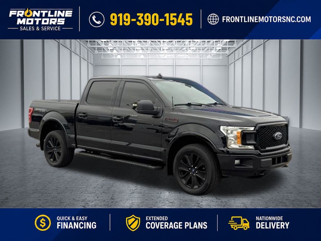 Agate Black Metallic 2019 Ford F-150 Pickup Truck Four-Wheel Drive 10-Speed Automatic
