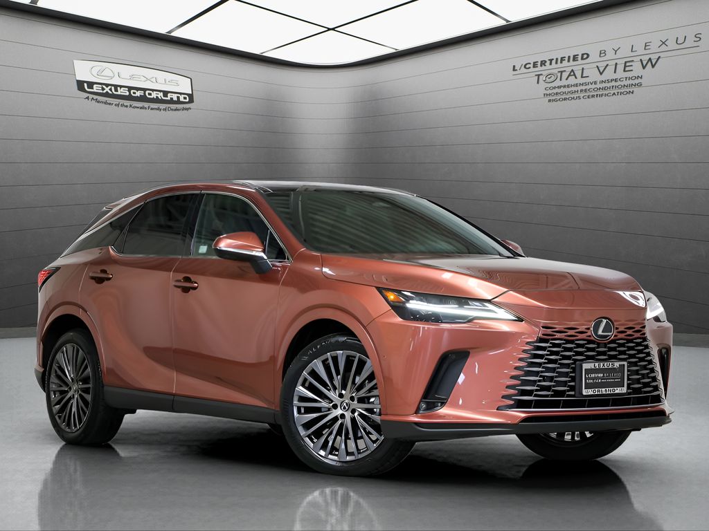 Red (Copper Crest) 2023 Lexus RX Hybrid 350h Luxury AWD SUV / Crossover All-Wheel Drive Continuously Variable Transmission