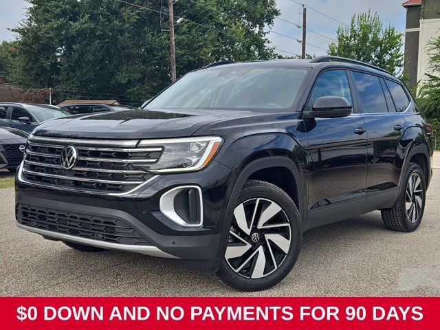 Black 2025 Volkswagen Atlas SUV / Crossover Front-Wheel Drive 8-Speed Automatic