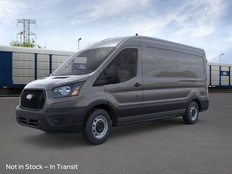 Carbonized Gray Metallic 2026 Ford Transit Cargo 250 Medium Roof LB RWD Van Rear-Wheel Drive