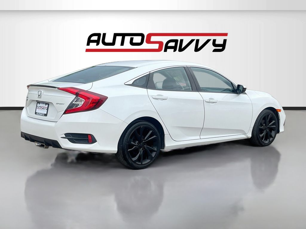 2020 Honda Civic Sport White at Community Honda