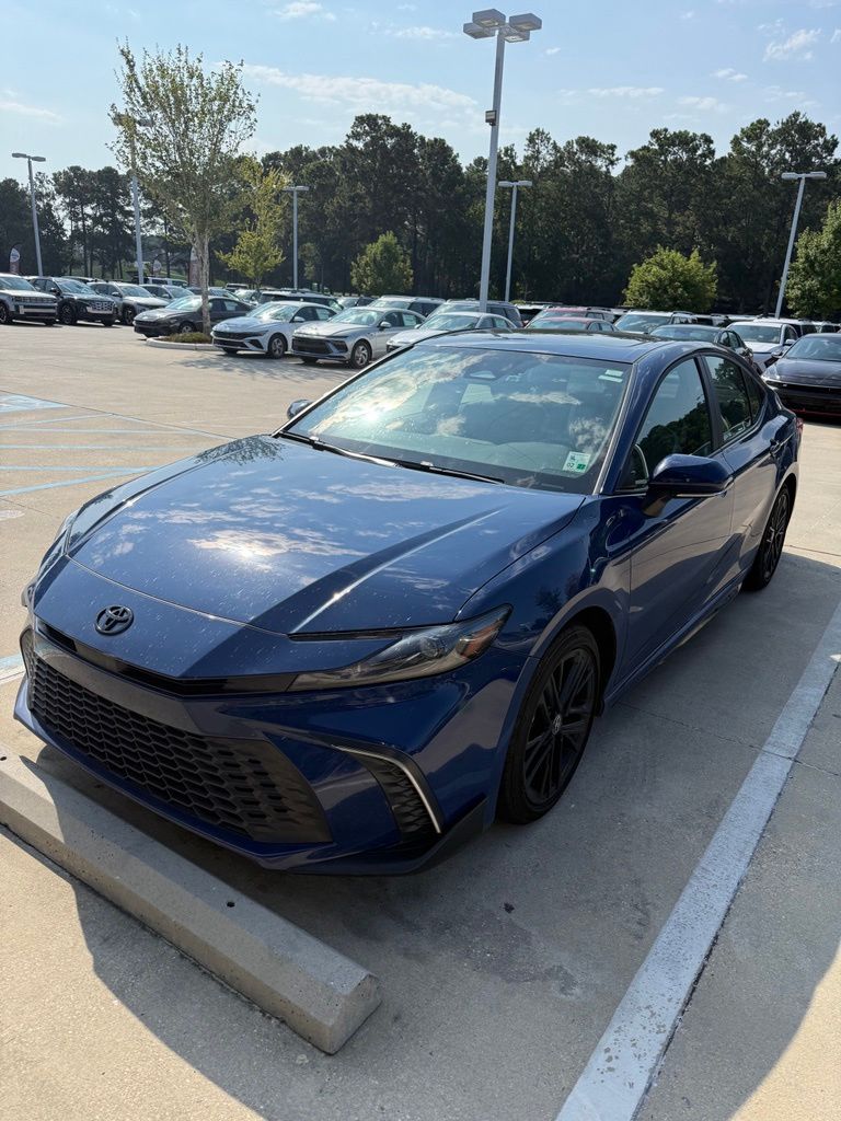 Reservoir Blue 2025 Toyota Camry Sedan Front-Wheel Drive Continuously Variable Transmission