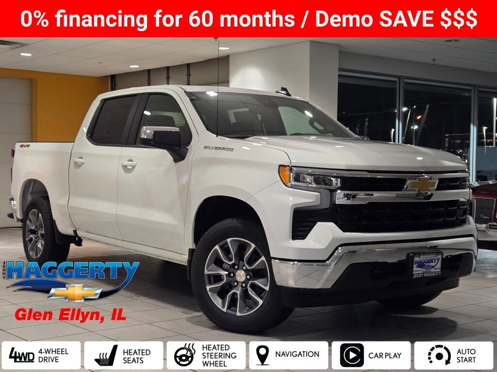 Summit White 2026 Chevrolet Silverado 1500 Pickup Truck Four-Wheel Drive 8-Speed Automatic