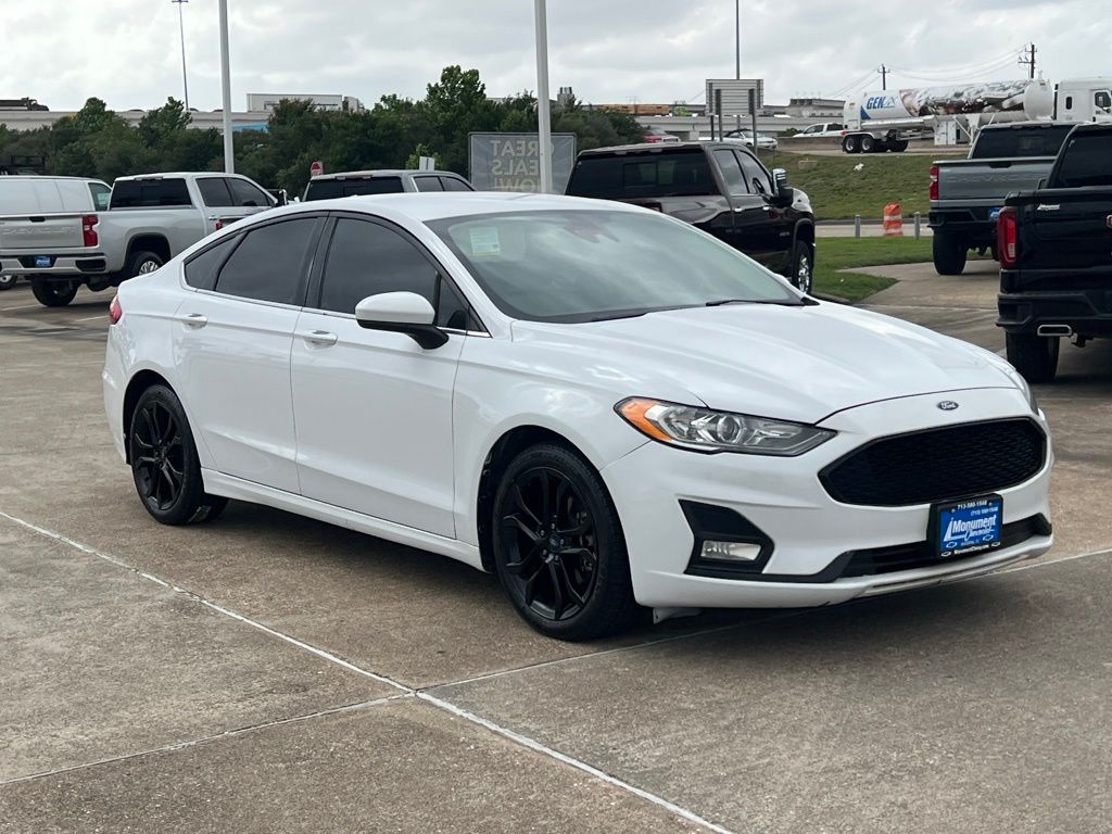 2020 Ford Fusion SE White at DeMontrond Ford