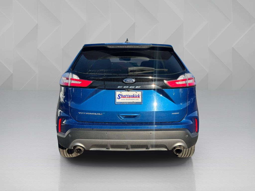 2024 Ford Edge Titanium Blue at North Houston Mitsubishi