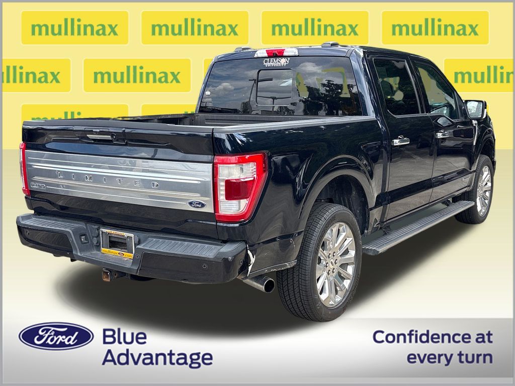 Certified Used 2021 Blue Ford Limited image 4