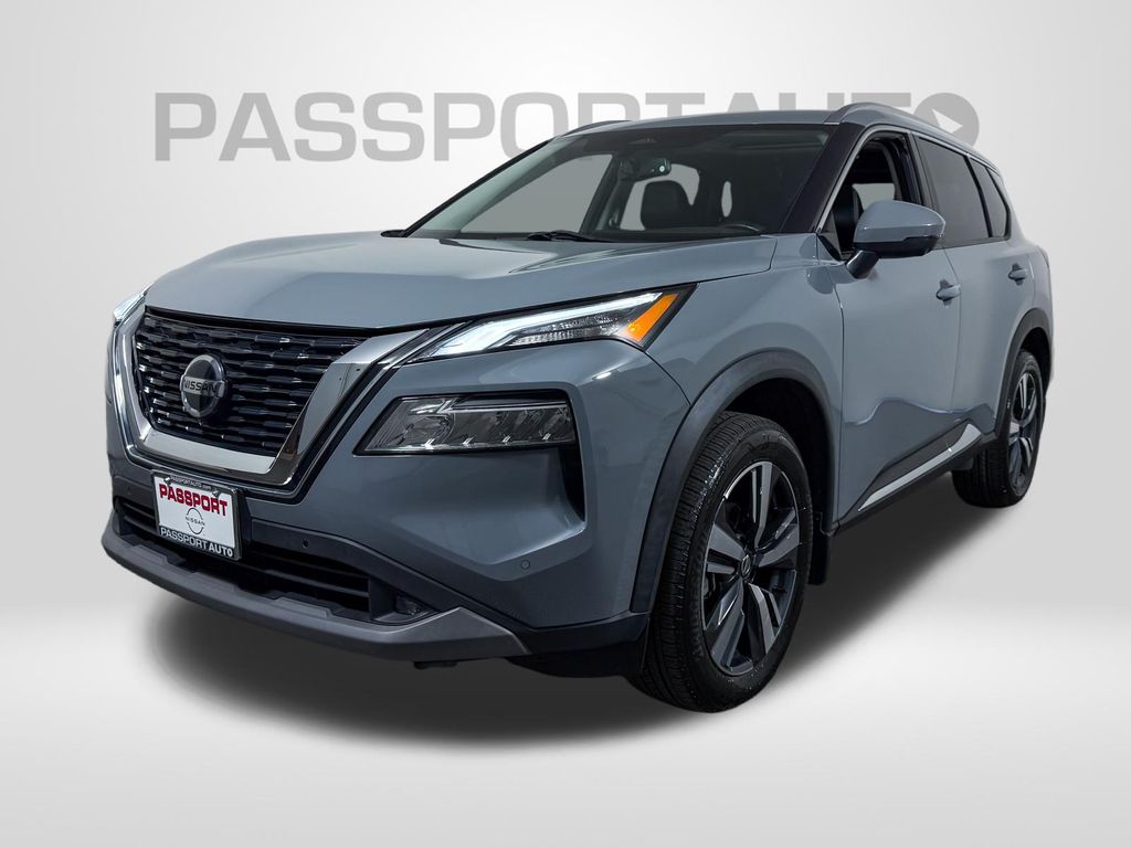 Boulder Gray Pearl 2021 Nissan Rogue SL AWD SUV / Crossover All-Wheel Drive Continuously Variable Transmission