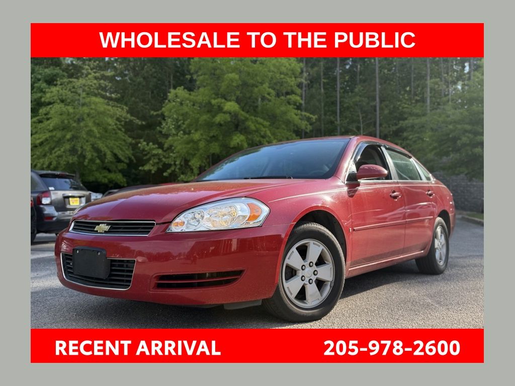 Precision Red 2008 Chevrolet Impala Sedan Front-Wheel Drive 4-Speed Automatic Overdrive