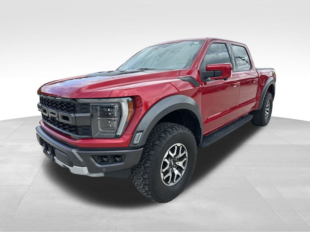 2022 Rapid Red Metallic Tinted Clearcoat Ford F-150 Raptor 4X4 Truck