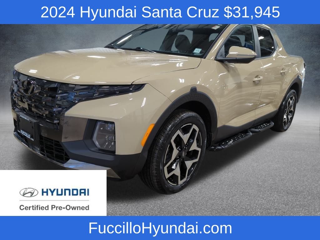 Sand 2024 Hyundai Santa Cruz Limited Crew Cab AWD Pickup Truck All-Wheel Drive Automatic