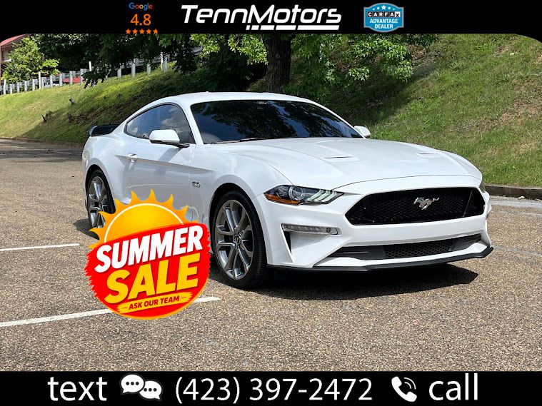 Oxford White 2021 Ford Mustang Coupe Rear-Wheel Drive Automatic