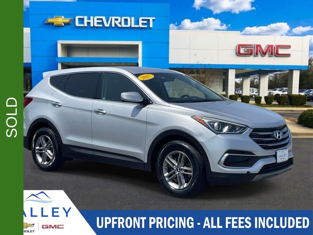 Sparkling Silver 2017 Hyundai Santa Fe Sport SUV / Crossover All-Wheel Drive 6-Speed Automatic