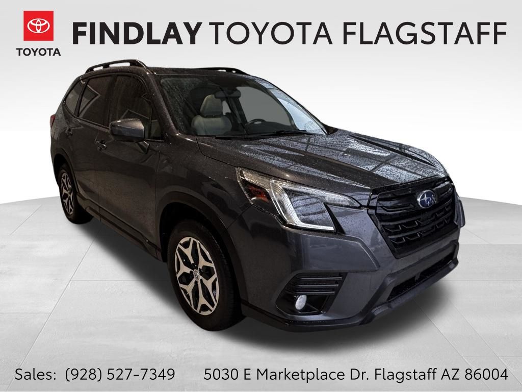 Magnetite Gray Metallic 2022 Subaru Forester Premium Crossover AWD SUV / Crossover All-Wheel Drive Continuously Variable Transmission